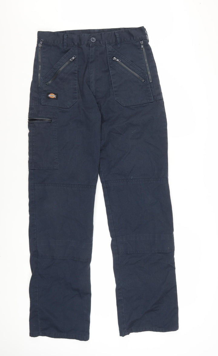 Dickies Men’s Blue Cargo Work Trousers 32T Regular Fit