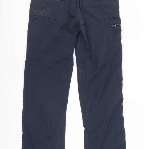 Dickies Men’s Blue Cargo Work Trousers 32T Regular Fit