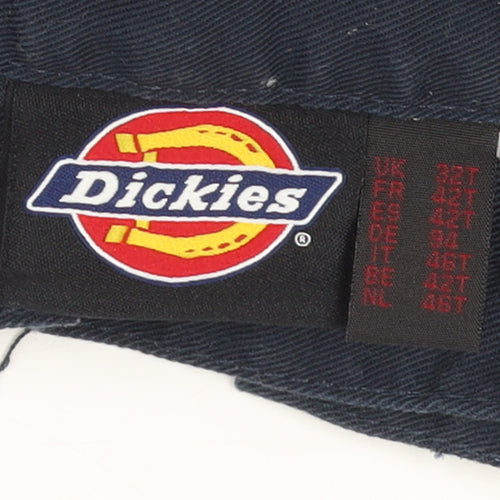 Dickies Men’s Blue Cargo Work Trousers 32T Regular Fit