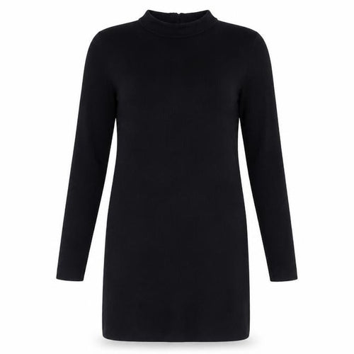 Dorothy Perkins Women Black Size 10 Shift Knee Length Dress