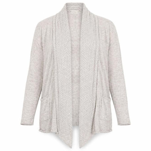 Fat Face Womens Beige Cotton Knit Cardigan UK 12