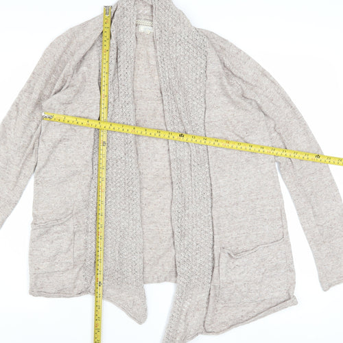 Fat Face Womens Beige Cotton Knit Cardigan UK 12