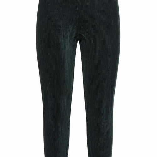 Marks and Spencer Women Black Velvet Cord Leggings Size 10 Short