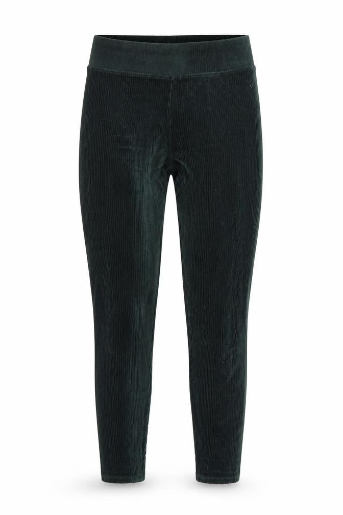 Marks and Spencer Women Black Velvet Cord Leggings Size 10 Short