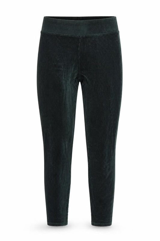 Marks and Spencer Women Black Velvet Cord Leggings Size 10 Short