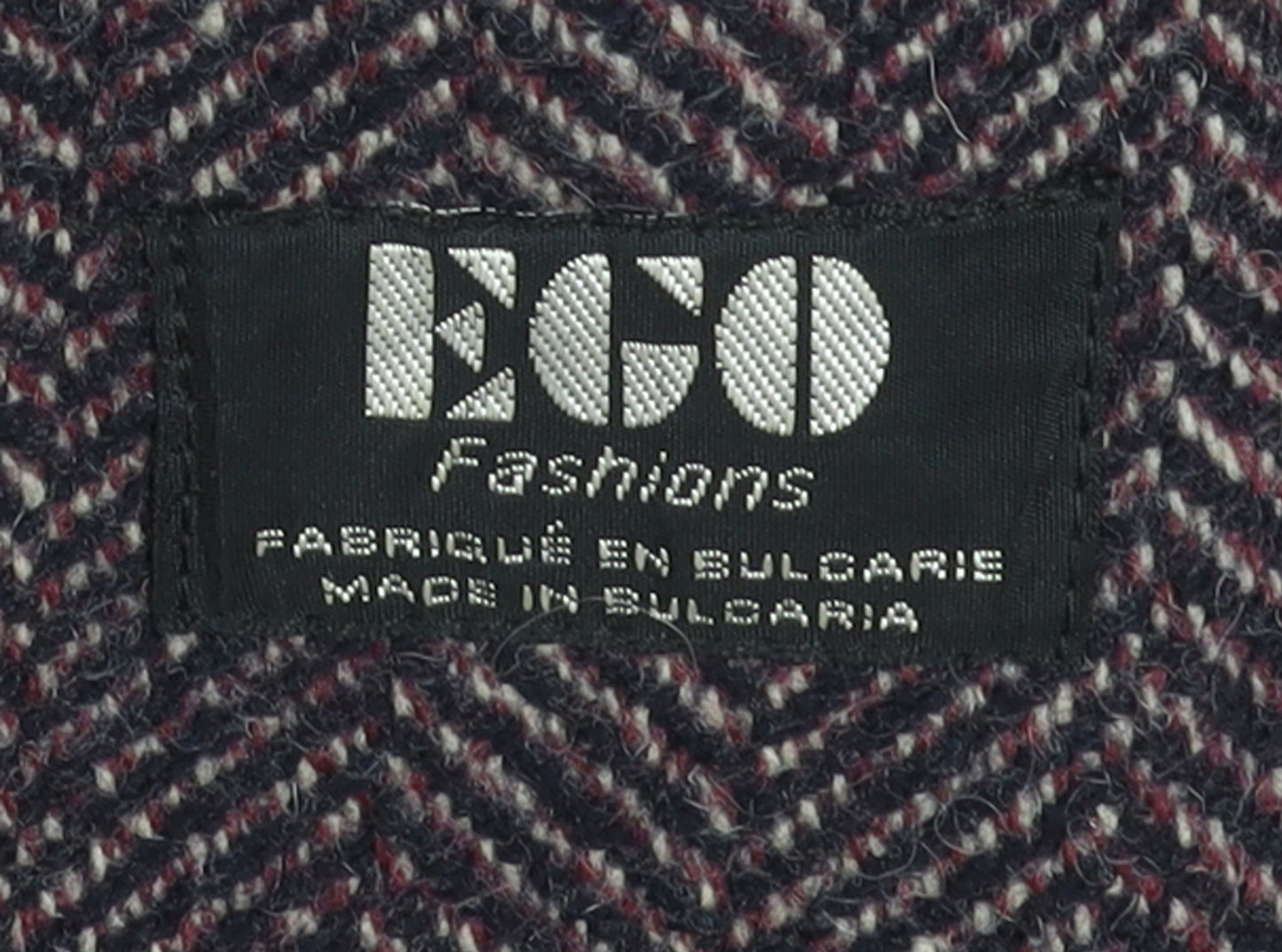 EGO Fashions Men's Brown Wool Tweed Herringbone Overcoat M