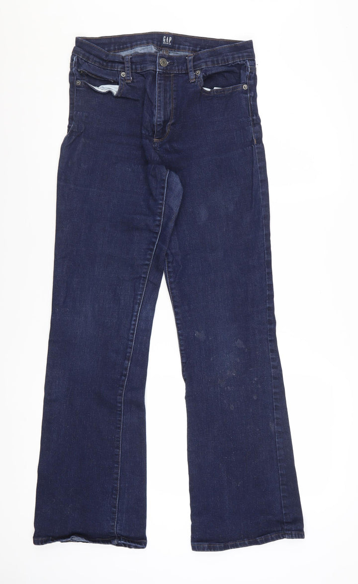GAP Women’s Blue Bootcut Jeans Size 12 Regular Denim Stretch