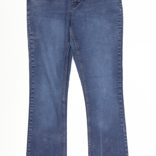 Denim Co Women Blue Bootcut Jeans UK 14 Classic Fit