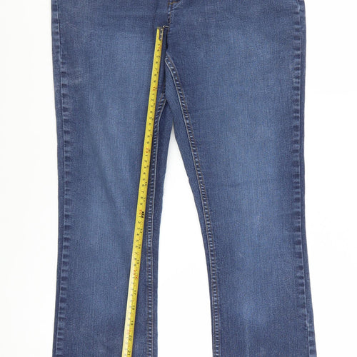 Denim Co Women Blue Bootcut Jeans UK 14 Classic Fit