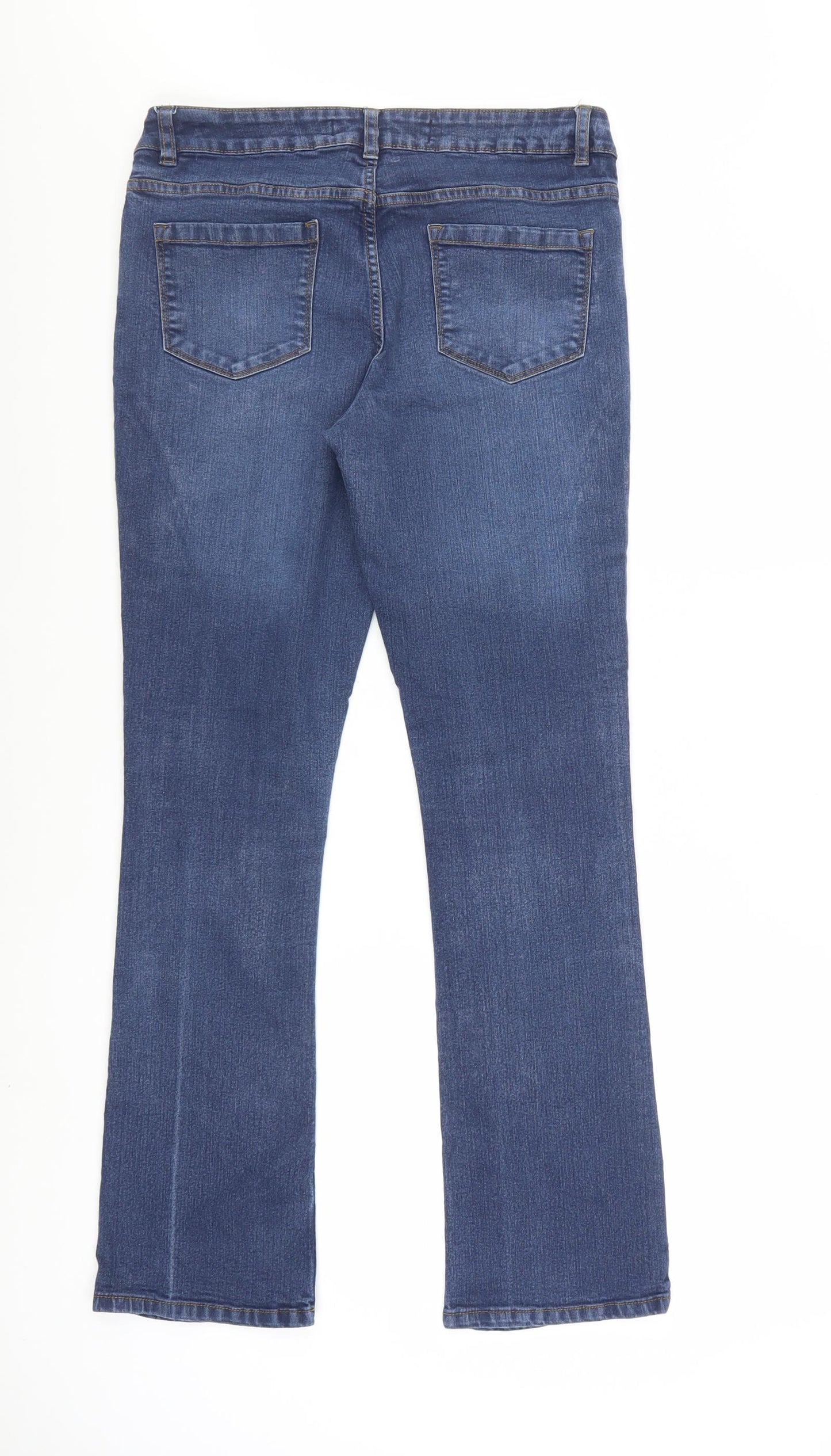 Denim Co Women Blue Bootcut Jeans UK 14 Classic Fit