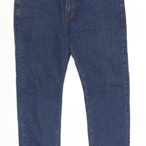 Marks and Spencer Men’s Blue Tapered Denim Jeans 38W 29L