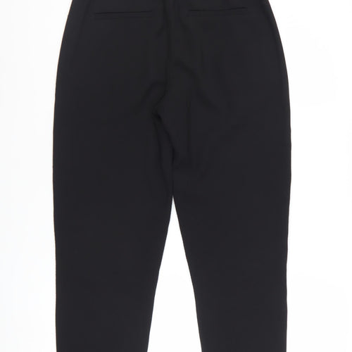 H&M Women’s Black Jogger Trousers Size 8 Elastic Waist Pants