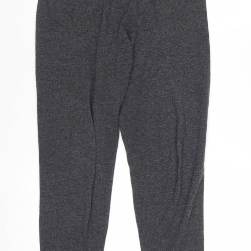 WoolOvers Women Grey Wool Cashmere Jogger Trousers Small