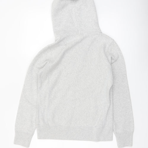 Champion Women's Grey Pullover Hoodie Medium Reverse Weave