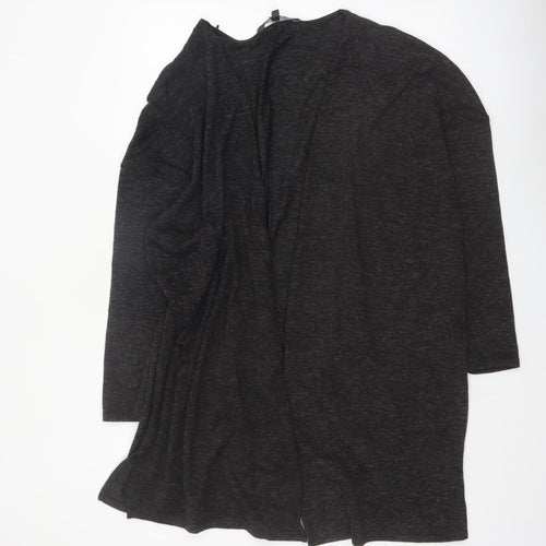 Bonmarché Women's Black Size 22 Long Sleeve Open Cardigan