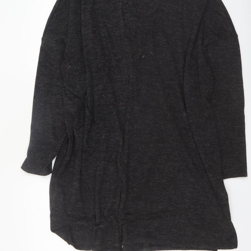 Bonmarché Women's Black Size 22 Long Sleeve Open Cardigan