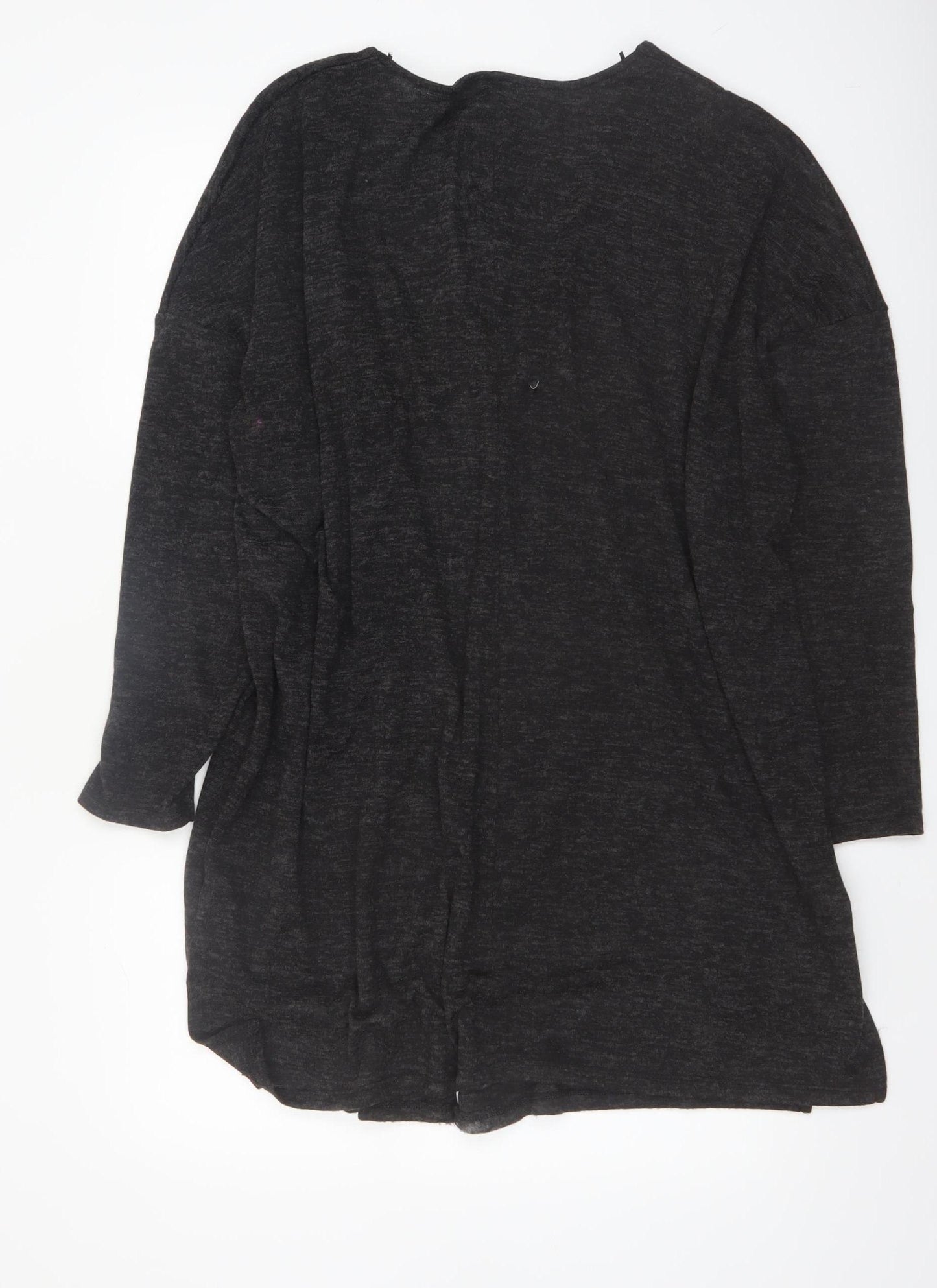 Bonmarché Women's Black Size 22 Long Sleeve Open Cardigan