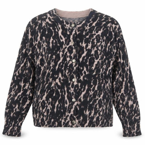 Nutmeg Women's Multicoloured Animal Print Cardigan Size 14
