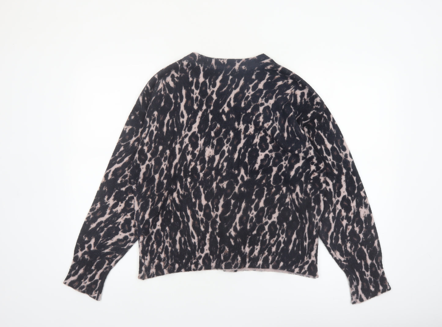 Nutmeg Women's Multicoloured Animal Print Cardigan Size 14