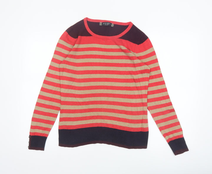 Principles by Ben de Lisi Women's Multicoloured Stripe Jumper Size 12