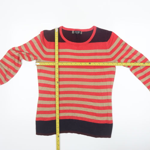 Principles by Ben de Lisi Women's Multicoloured Stripe Jumper Size 12