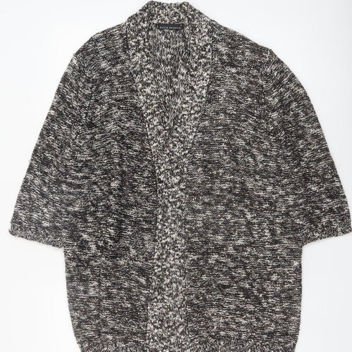 David Emanuel Women's Multicoloured XL Chunky Knit Open Cardigan