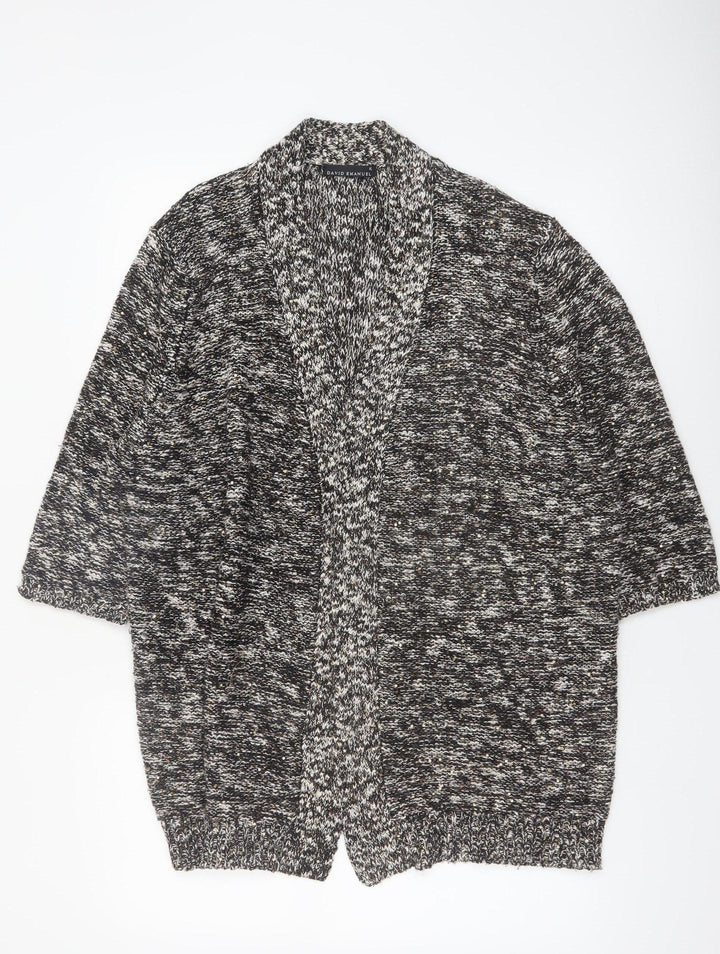 David Emanuel Women's Multicoloured XL Chunky Knit Open Cardigan