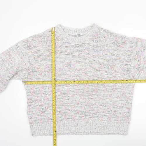 Next Womens Multicoloured L Chunky Knit Relaxed Pullover Jumper