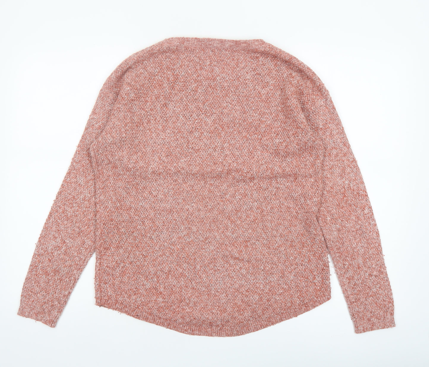 Fat Face Women’s Pink Knit Crew Neck Pullover Jumper Size 8