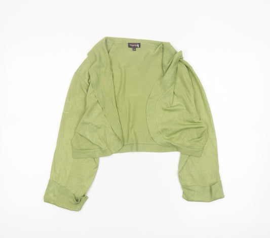 Phase Eight Women’s Green Shrug Knit Cardigan Size 18