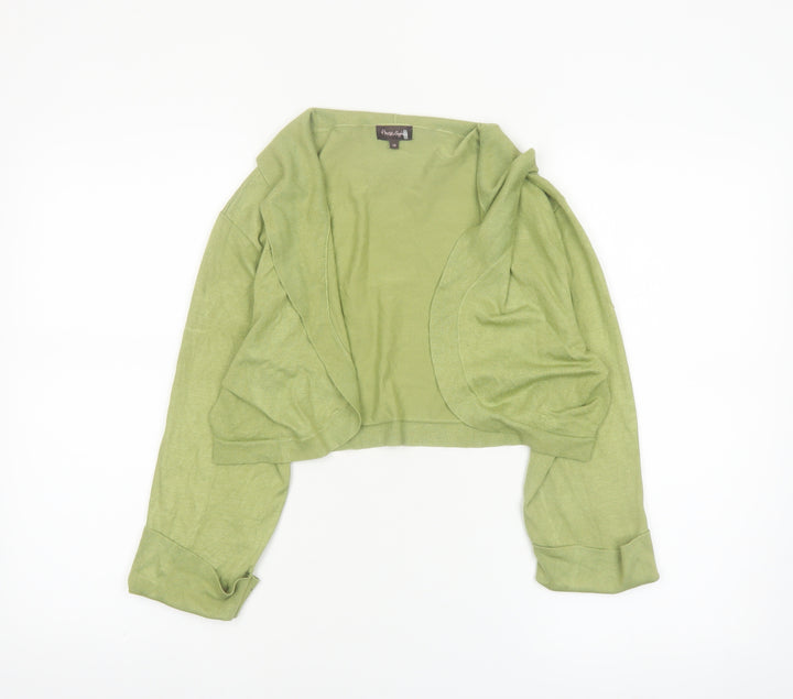 Phase Eight Women’s Green Shrug Knit Cardigan Size 18