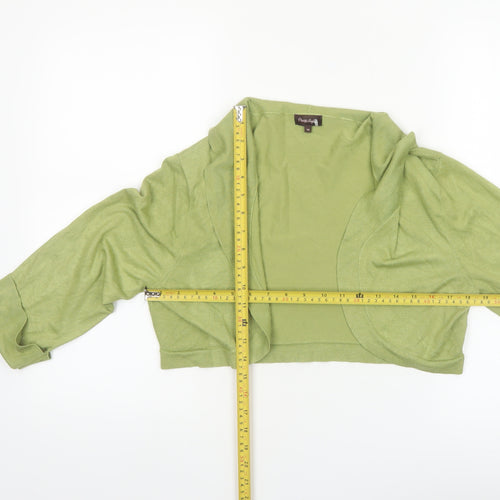 Phase Eight Women’s Green Shrug Knit Cardigan Size 18