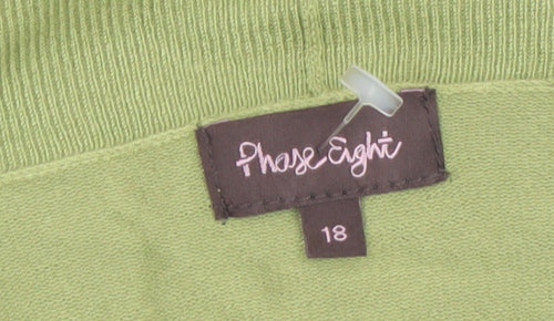 Phase Eight Women’s Green Shrug Knit Cardigan Size 18