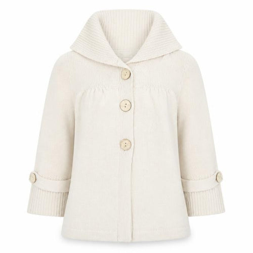 Marks and Spencer Women’s Beige Collared Cardigan UK 12 Knit