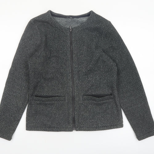 Rohan Womens Grey Finnic Jacket Size S Full Zip Lightweight Outdoor