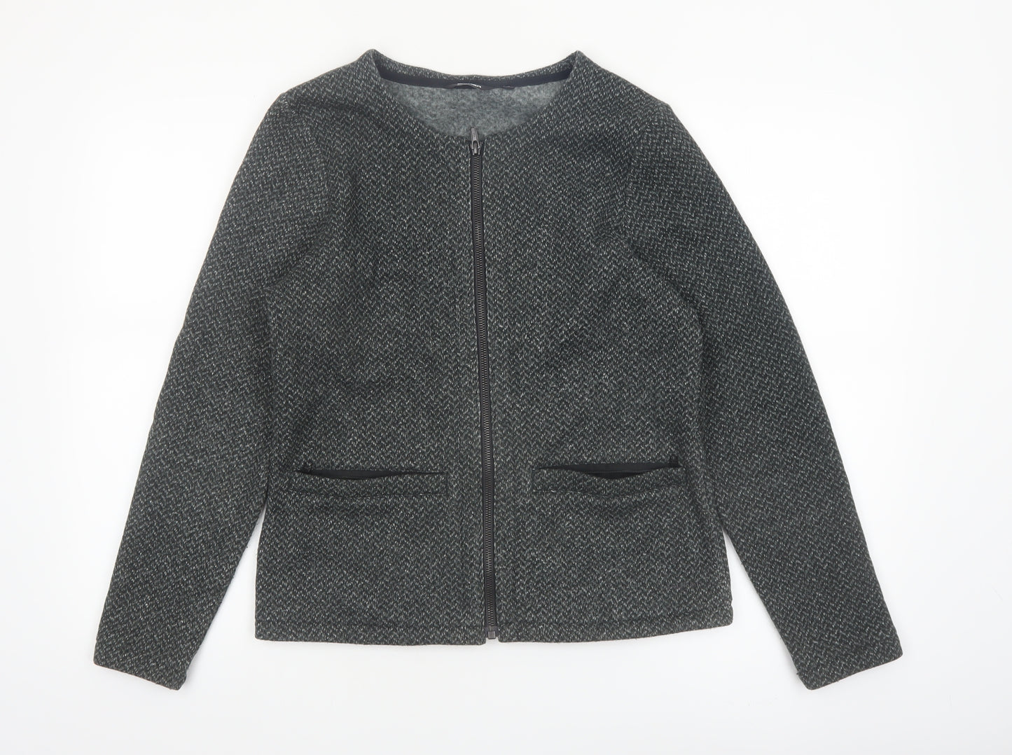 Rohan Womens Grey Finnic Jacket Size S Full Zip Lightweight Outdoor
