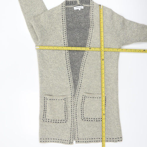 Paramour Women's Grey Cardigan Knit Long Sleeve Open Front S