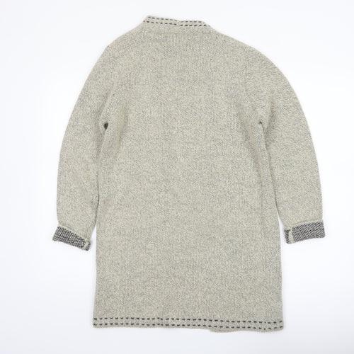 Paramour Women's Grey Cardigan Knit Long Sleeve Open Front S