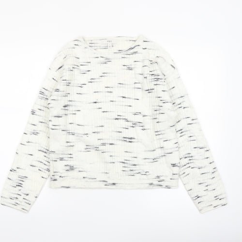 Marks and Spencer Women's Ivory Knit Pullover Jumper S
