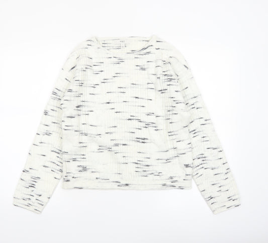 Marks and Spencer Women's Ivory Knit Pullover Jumper S