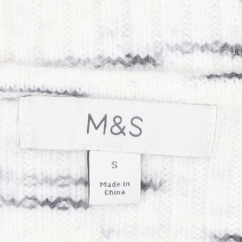 Marks and Spencer Women's Ivory Knit Pullover Jumper S