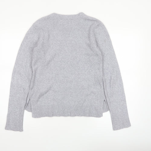 Oasis Women’s Grey Crew Neck Knit Jumper Size S