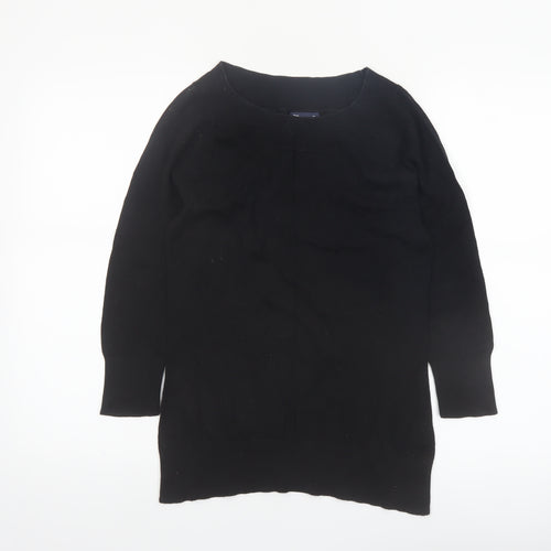 Gap Women’s Black Cotton Crew Neck Long Sleeve Jumper M