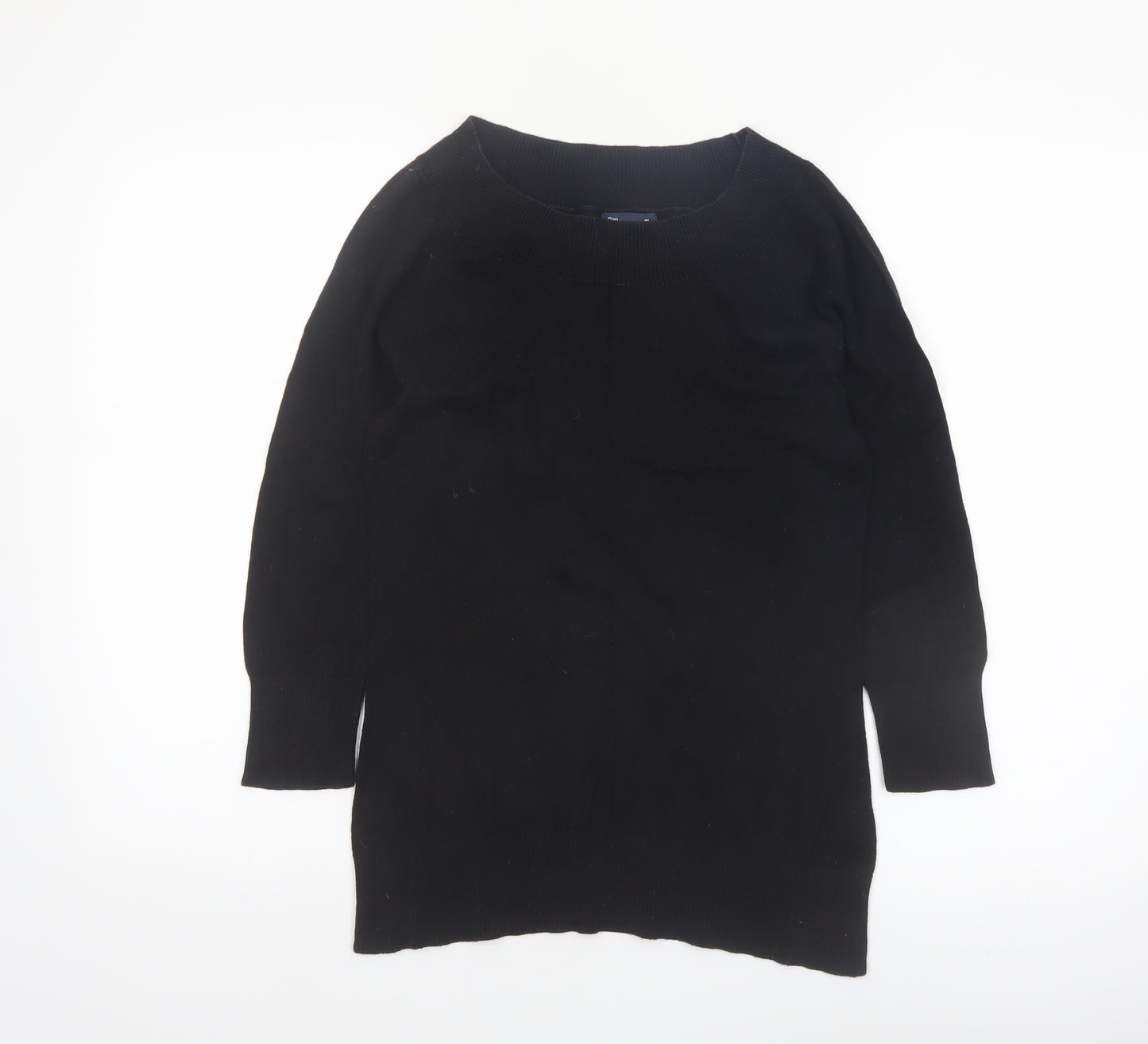 Gap Women’s Black Cotton Crew Neck Long Sleeve Jumper M