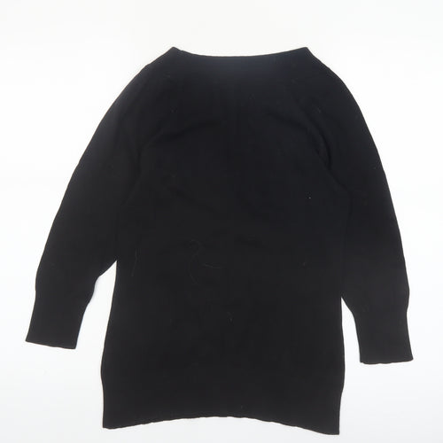 Gap Women’s Black Cotton Crew Neck Long Sleeve Jumper M