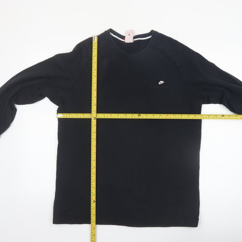 Nike Men's Black L Pullover Sweatshirt Crew Neck Regular Fit