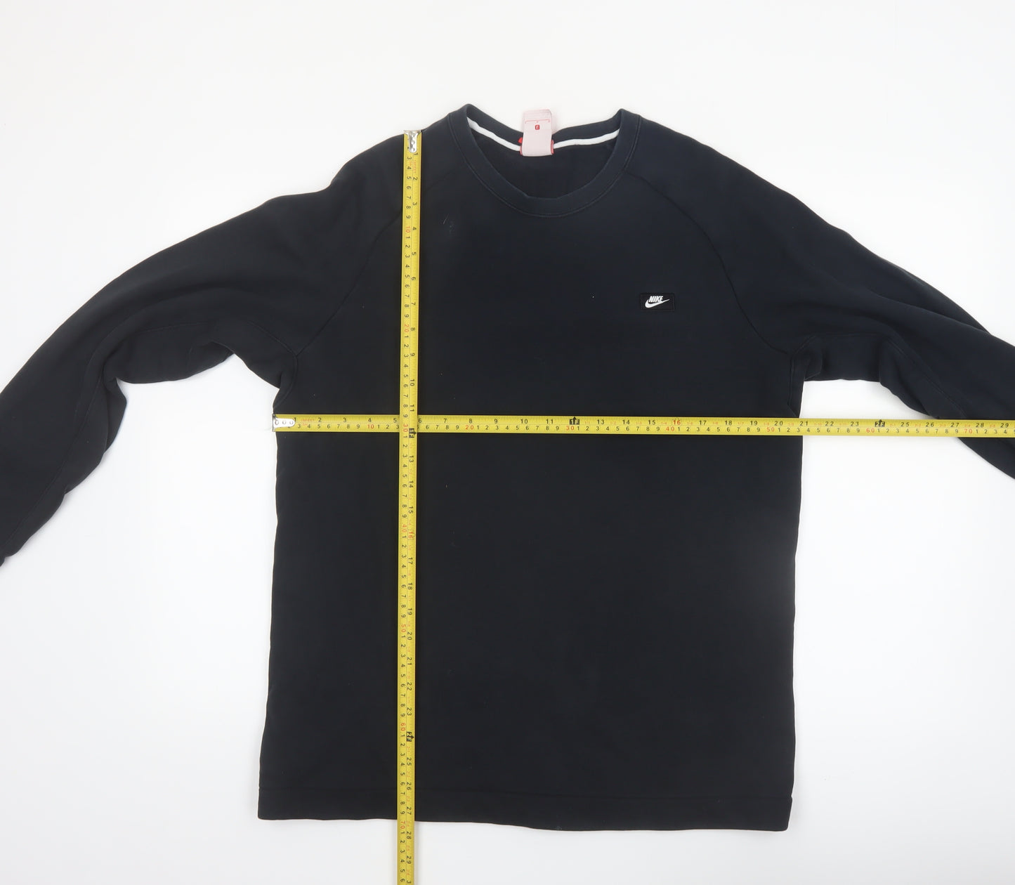 Nike Men's Black L Pullover Sweatshirt Crew Neck Regular Fit