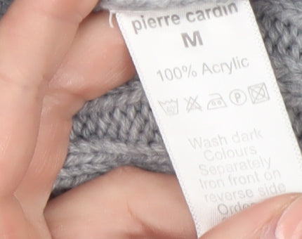 Pierre Cardin Men's Grey 1/2 Zip Knit Jumper M