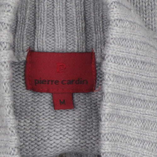 Pierre Cardin Men's Grey 1/2 Zip Knit Jumper M