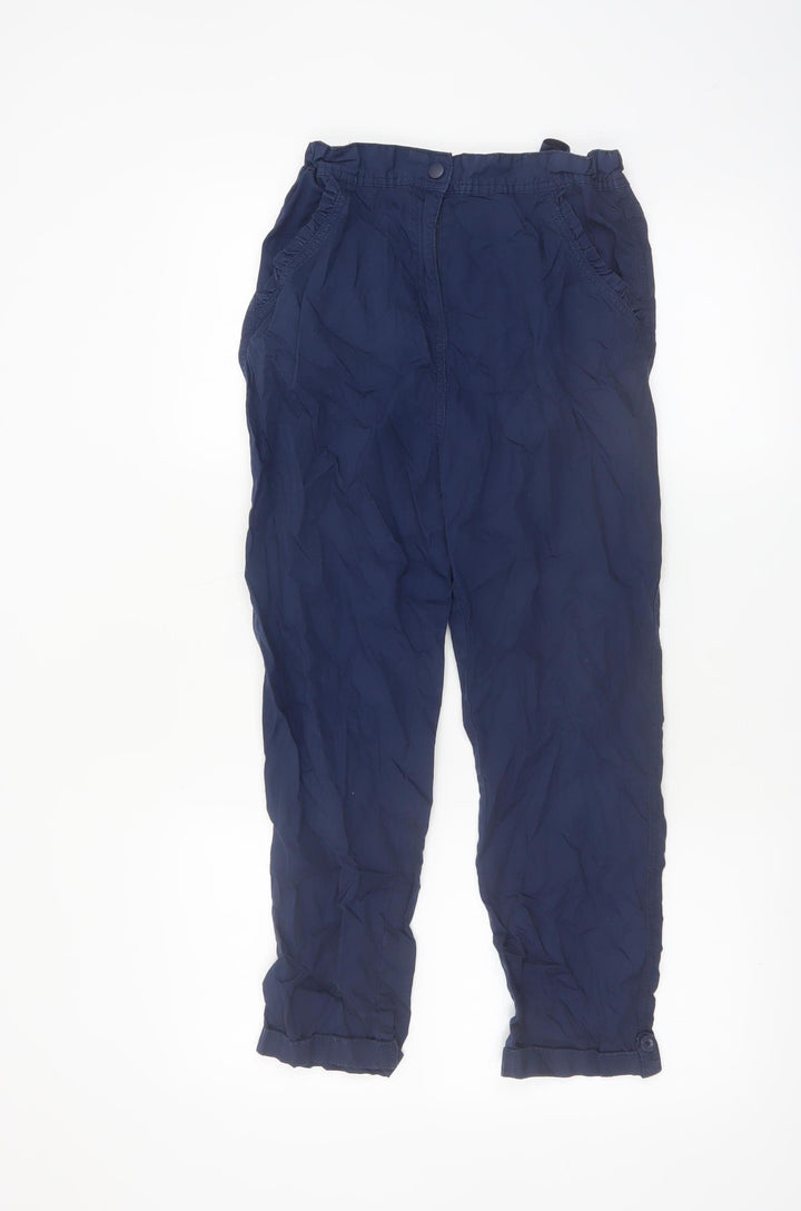 Mountain Warehouse Boys Blue Outdoor Hiking Cargo Trousers 13 Years